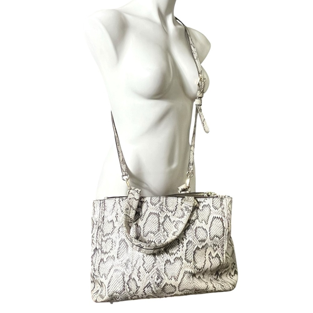 Cole Haan Ellie Leather Snakeskin Purse - Picture 4 of 7